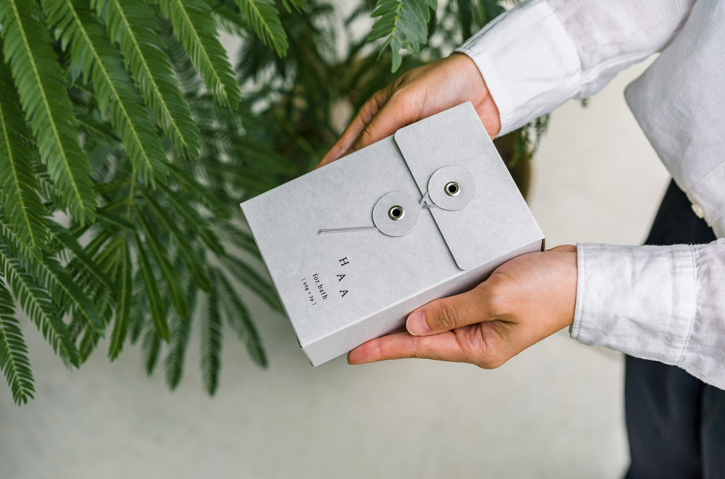 帰省の手土産にぴったりな『HAA for bath 小箱』